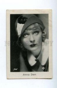 145291 Anna STEN MOVIE Star Old CIGARETTE card JASMATZI