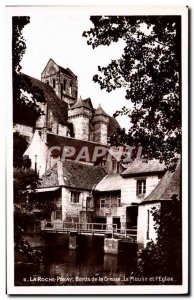 Old Postcard La Roche Posay Edges Creuse The Mill and the & # 39Eglise