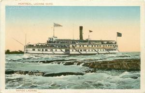 Canada, Quebec, Montreal Lachine Rapids, Steamship, Lot of 2