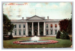 Vintage 1909 Postcard The White House Washington D.C.