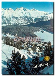 Modern Postcard St Moritz Engadin