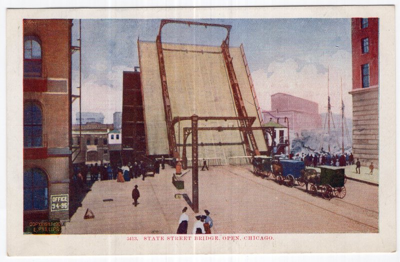 Chicago, State Street Bridge Open