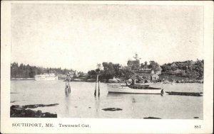 Southport Maine ME Townsend Gut WF Cobb c1920 Postcard