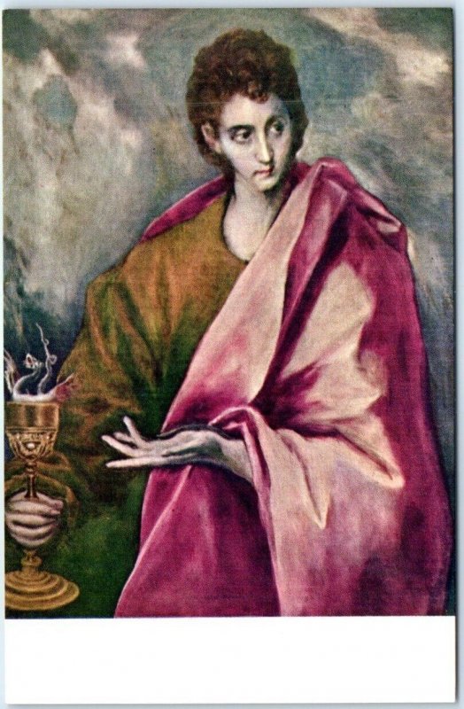 M-77518 Saint John the Evangelist By Greco Museo Del Prado Madrid Spain