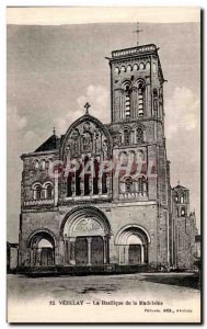 Postcard Old Vezelay Madeleine Church