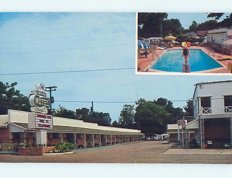 Unused Pre-1980 TWO STATE MOTEL Texarkana Texas TX n8035