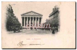Paris Old Postcard Madeleine Church