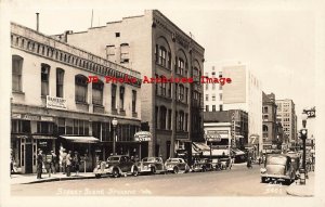 WA, Spokane, Washington, RPPC, Street Scene, Business Area, Ellis Photo No 5401