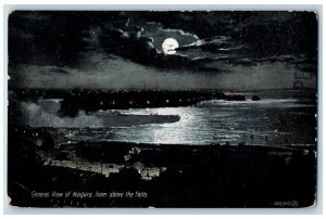 Buffalo New York NY Postcard General View Of Niagara From Above The Falls 1907