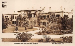 RPPC GOVERNMENT HOUSE ADELAIDE SOUTH AUSTRALIA REAL PHOTO POSTCARD (c. 1920) !!