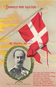 Danish Royalty, Denmark King Frederik VIII, Flag