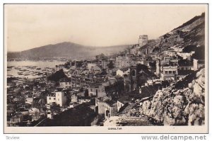 RP, Aerial View, Gibraltar, 1920-1940s