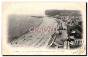 Fecamp - Generale view of the beach - Old Postcard