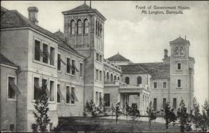 Mt. Langton Bermuda Front of Government House c1910 Postcard