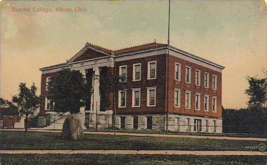 Ohio Akron Butchel College 1910