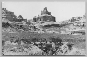 Rapid City South Dakota~Monument of the Lost World~Castle Shaped Rock~c1950 PC