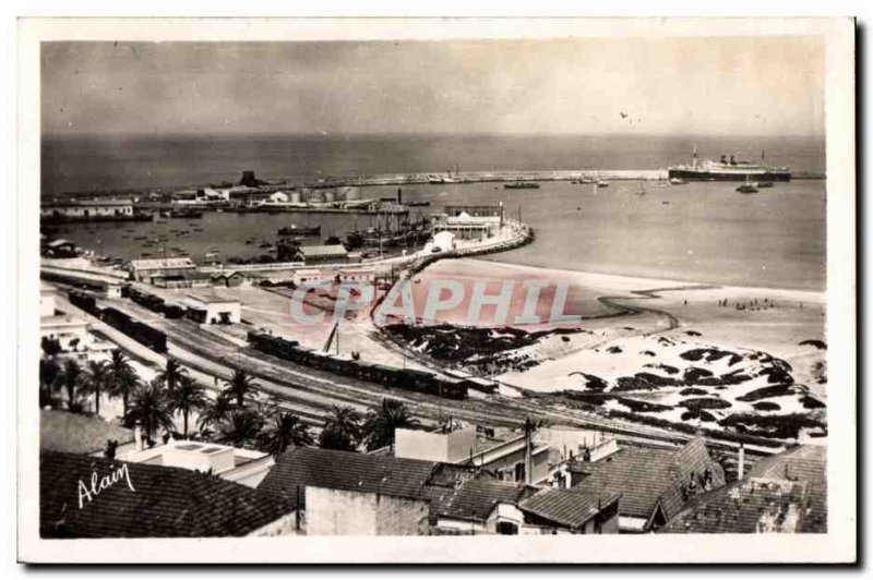 Old Postcard Tangier Morocco Port El Puerto The Harbor