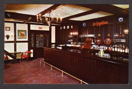 MA Sheraton Plaza Hotel Pub BOSTON MASS Postcard--