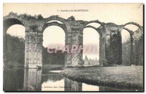 Postcard Old Aqueduct Maintenon