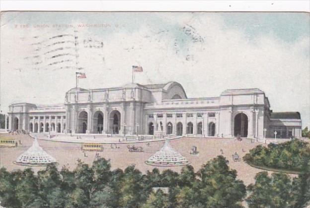 Washington D C Union Station 1909