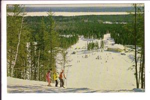 Skiers, Mystery Mountain Ski Area, Thompson, Manitoba, Photo M Neuman