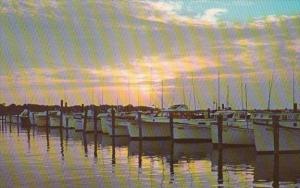 Delaware Rehoboth Beach Sunset At Indian River Yacht Basin