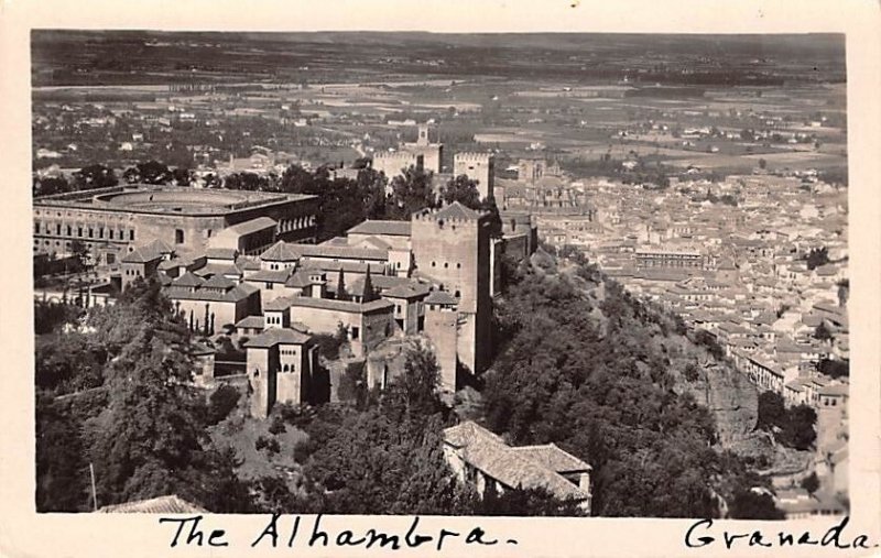 The Alhambra Granada Spain Unused 