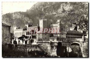 Old Postcard Principality of Monaco Overview of the Palais des Remparts