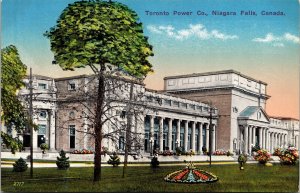 Toronto Power Company Building Streetview Niagra Falls Canada DB Postcard 