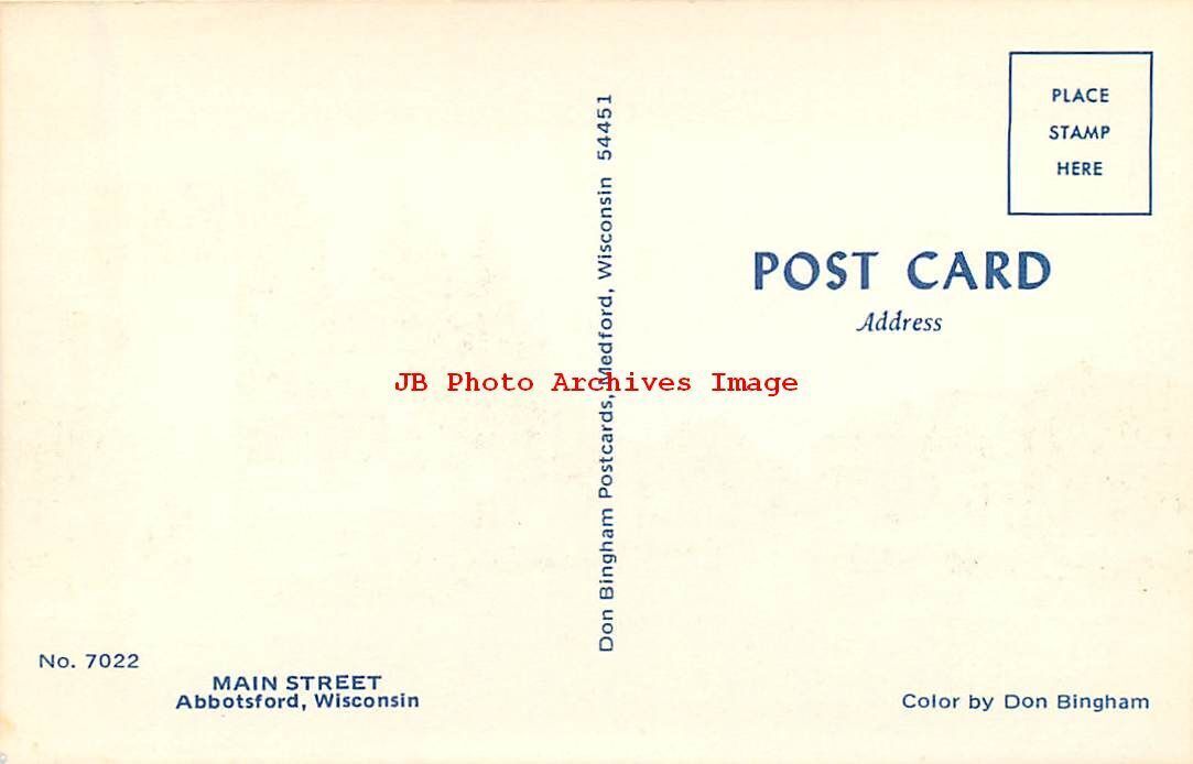 WI, Abbotsford, Wisconsin, Main Street, Greyhound Bus, Don Bingham No