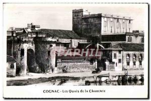 Postcard Modern Quays Cognac Charente