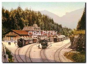 Modern Postcard Big traffic Brunig-Hasliberg 1900