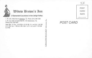 Widow Brown's Inn Allentown, Pennsylvania PA