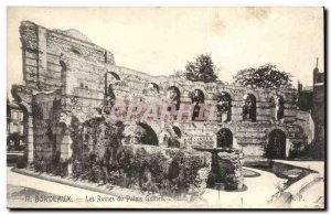 Bordeaux - Ruins of the Palais Gallien - Old Postcard