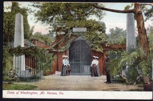 Virginia ~ MT. VERNON Tomb of Washington Vintage 1900s - Divided Back wob