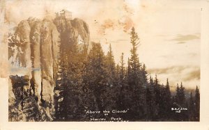 Harney peak now Black Elk Peak real photo Black Hills SD 