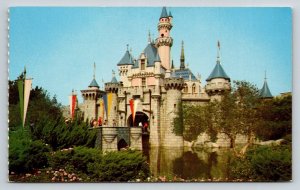 Vintage Disneyland Sleeping Beauty Castle Postcard The Gray Line Fantasyland