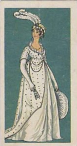 Brooke Bond Vintage Trade Card British Costume 1967 No 28 Lady's Formal ...