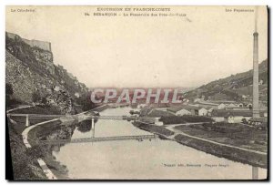 Old Postcard Besancon La Vaux Near Gateway