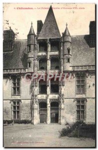 Old Postcard Chateaudun Chateau Staircase & # 39Honneur XVlth