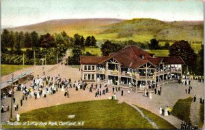 Vtg 1908 Pavilion at Little York Park Cortland New York NY Postcard