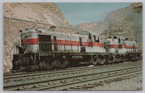 Transportation~Utah Railway Company~Locomotive # 301 & 304~Vintage Postcard