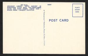 Hotel Marion Little Rock AR unused c1940's