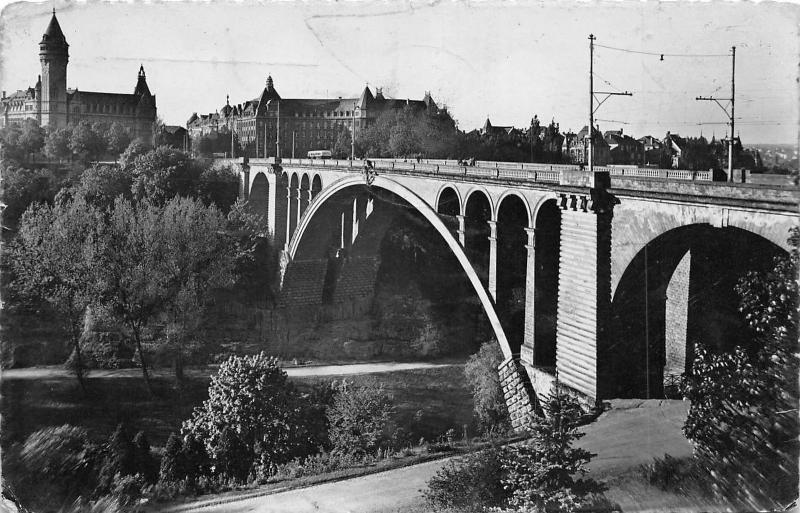 BR42513 Luxembourg pont adolhe luxembourg