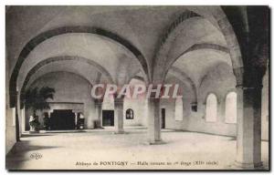 Postcard From Abbey Pontigny Halle Romane 1st floor