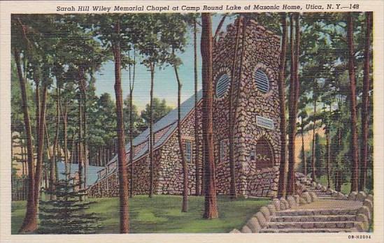 Sarah Hill Wiley Memorial Chapel At Camp Round Lake Of Masonic Home Utica New...