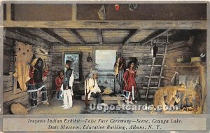 Iroquois Indian Exhibit - Albany, New York NY Postcard