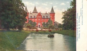 Vintage Postcard 1910 Trolleholm Slott Skane Castle & Lake Svens Folkets Tidning