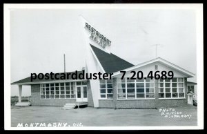 h5096 - MONTMAGNY Quebec 1950s Bel Air Restaurant. Real Photo Postcard by Michon