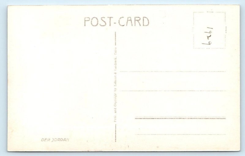 RPPC River Jordan - Israel Postcard